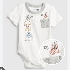 NWT Baby Gap Star Wars Short Sleeve Onesie Bodysuit